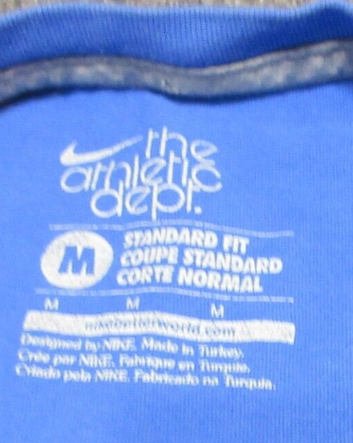 Nike Up For Air ! athletic dept t Medium m tee COOl older made in Turkey !! 471 gallery