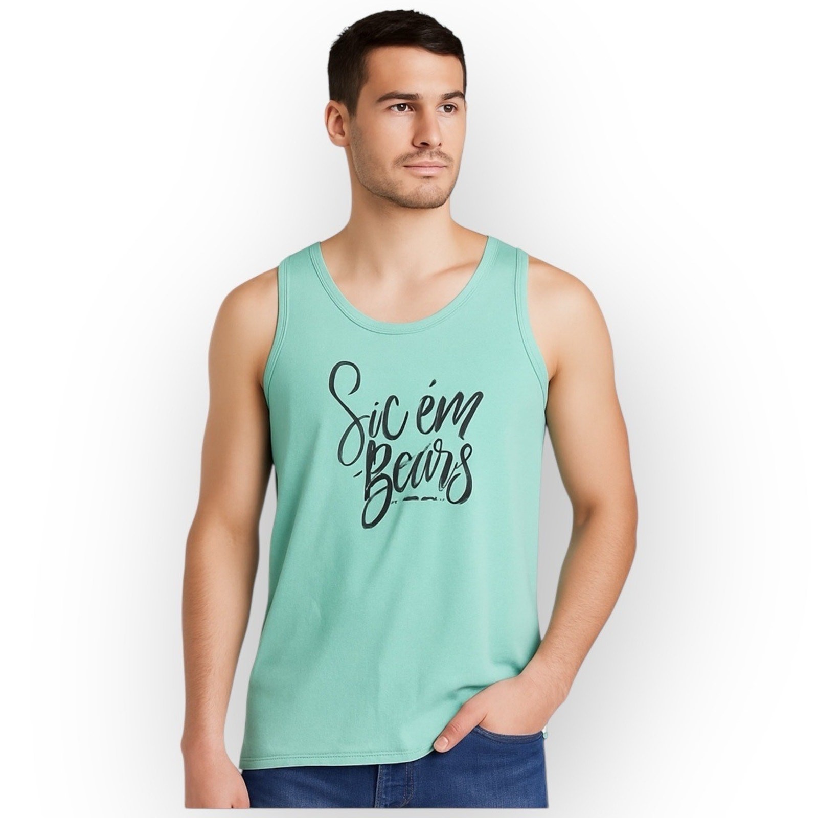 NWT Baylor University Sic em Bears Comfort Wash Tank Size Large gallery