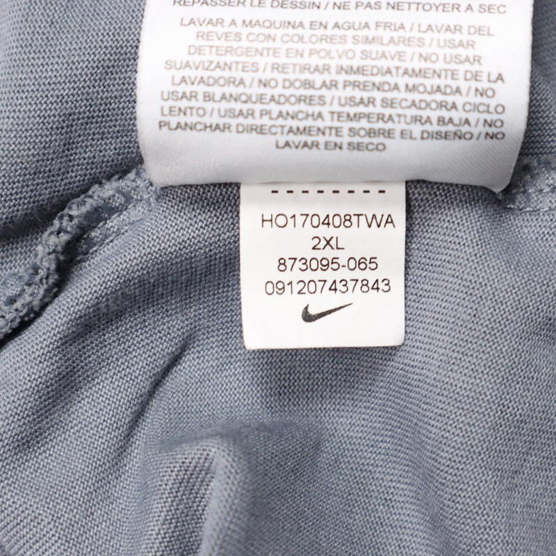 Nike Dri-FIT Shirt Mens 2XL Gray Allover Nike Logo Print The Nike Tee 873095-065 gallery