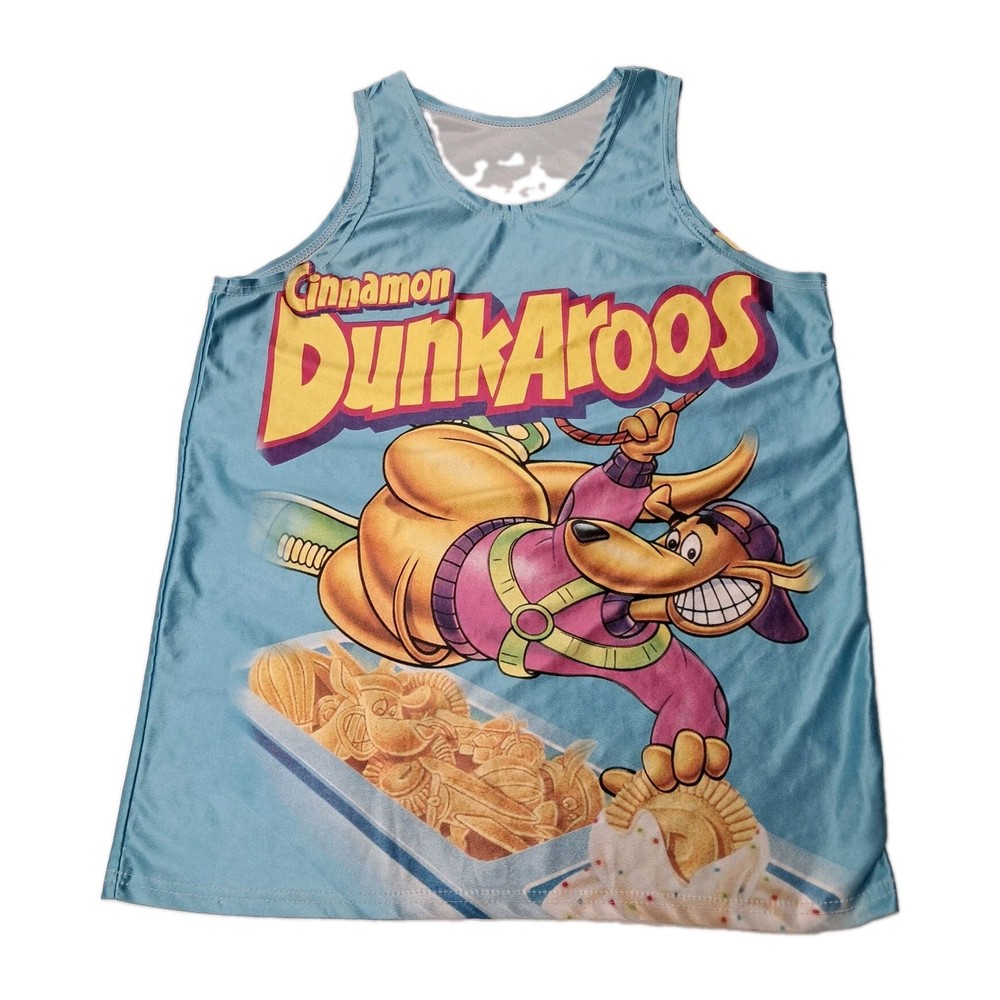 Cinnamon Dunkaroos Tank Top Large XL Unisex shirt Nostalgia Y2k