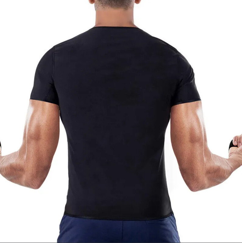 Men Gynecomastia Compression Tank Top Sauna Sweat Vest Fitness Body Shaper Belt gallery