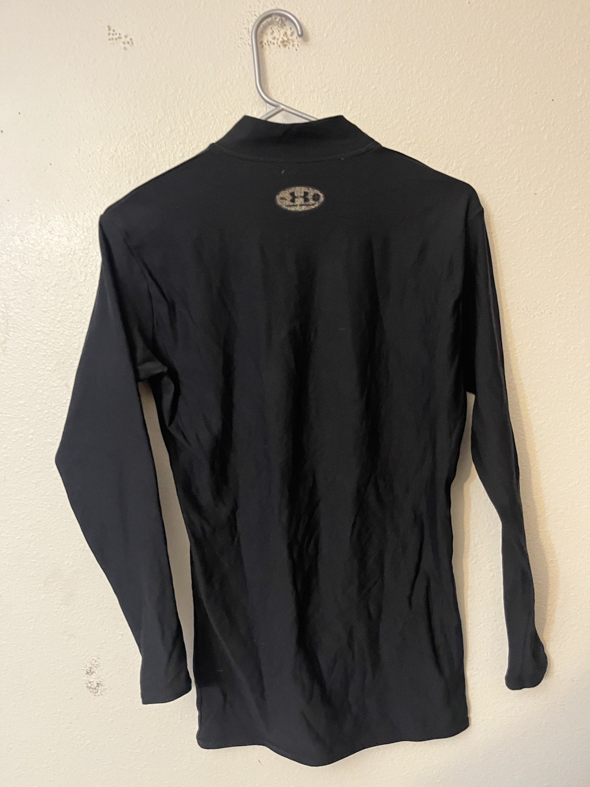 Under Armour Coldgear Infrared Mock Neck Compression Shirt XL Black Fitted EUC gallery