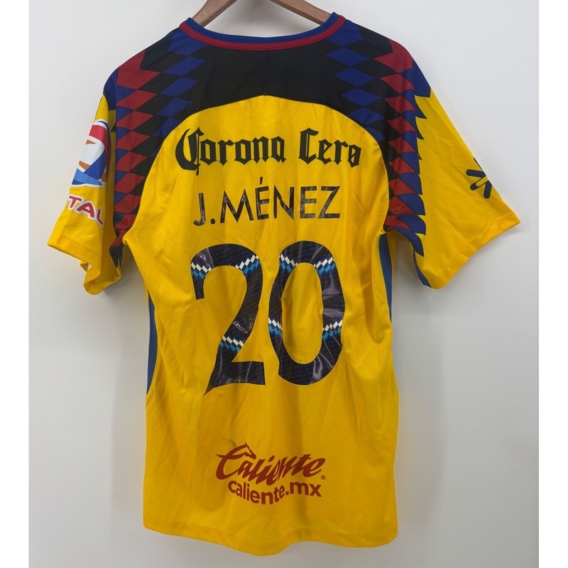 Nike Club America 3rd Home Kit Jeremy Menez #20 Yellow 2017-18 gallery