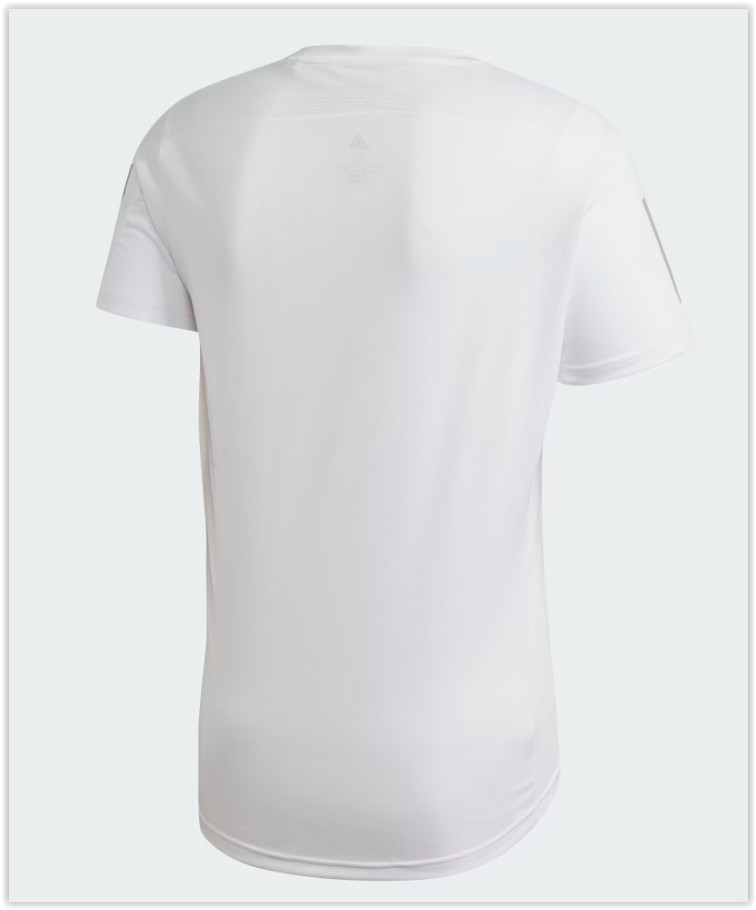 SEALED Adidas Men's Own The Run Tee - White/Reflective Silver - Size XL GC7868 gallery