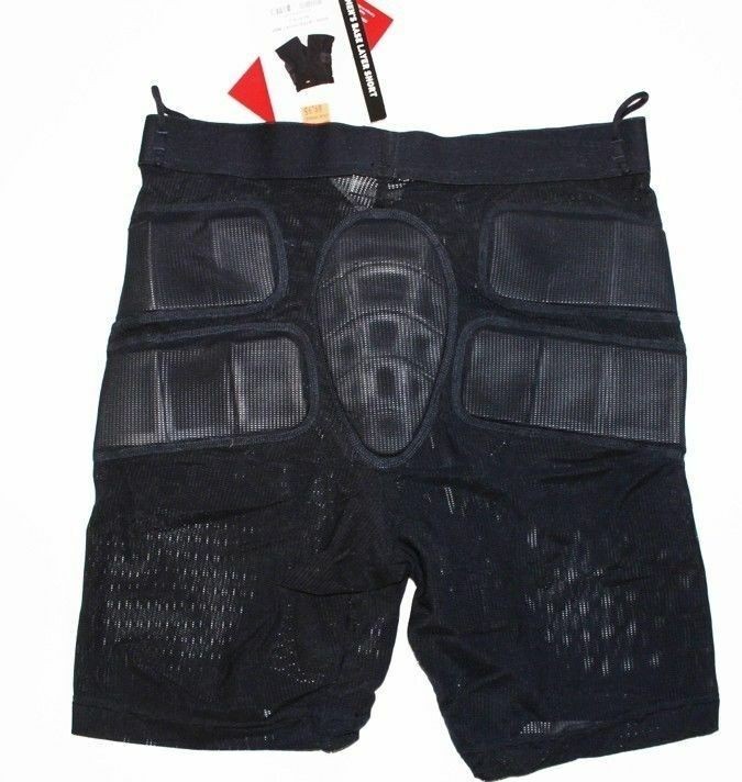 NEW Red Baselayer Padded Underwear Shorts Black Mesh Mens Small $69.95 gallery