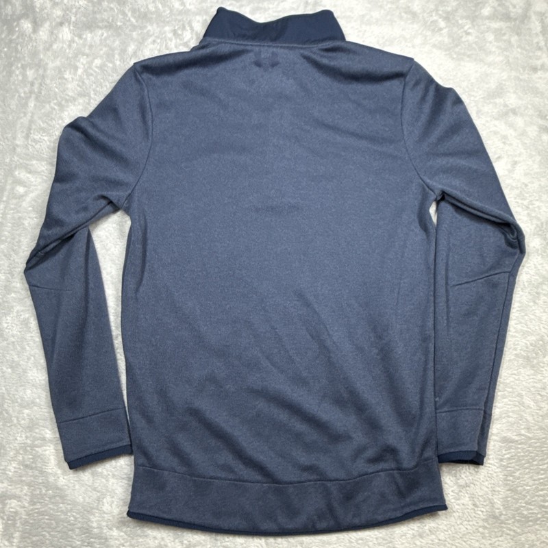 Under Armour Golf 1/4 Snap Pullover Men Small Blue ColdGear Activewear gallery