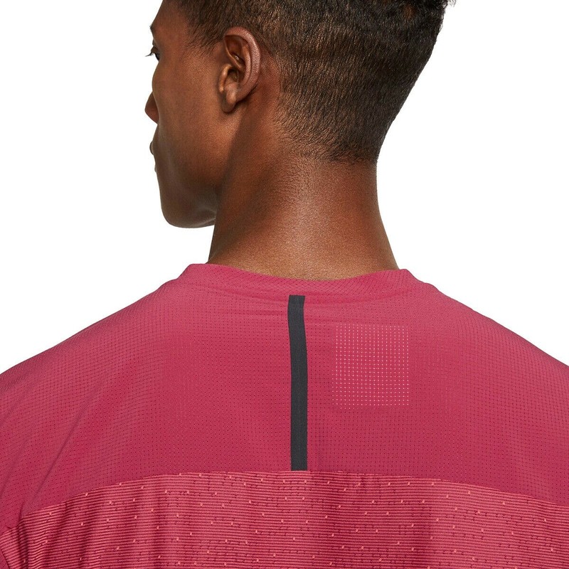 Nike Men's - TECH PACK TOP HYBRID RUNNING SHIRT - Sz XL- Red CJ5731 631 gallery
