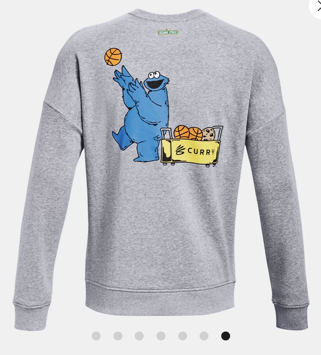SAMPLE Under Armour X Stephen Curry Crewneck Cookies Sweatshirt XL gallery