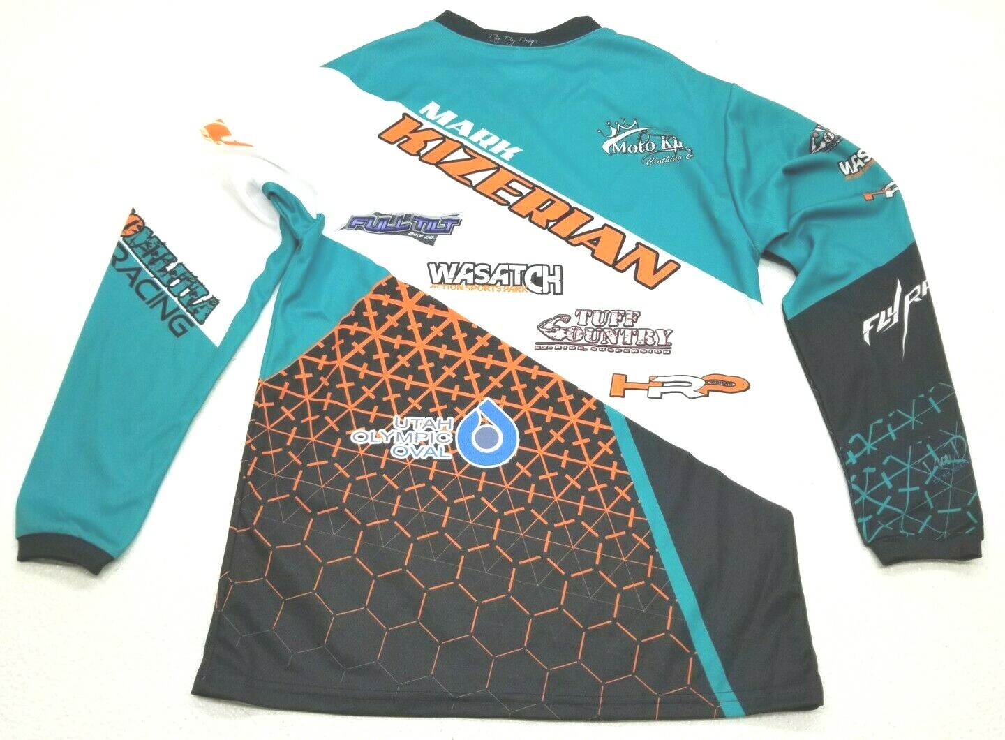 MOTO MILITIA BMX Racing Riding Jersey Shirt Mens Medium - Mark Kizerian gallery