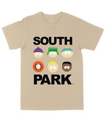 South Park Mens Cartoon Heads Graphic T-Shirt, bgeoverflw, M
