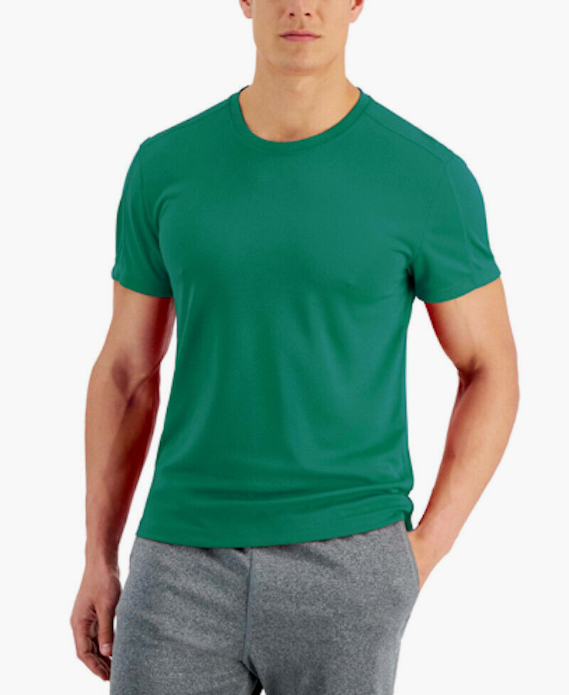Ideology Mens Training Workout Athletic Performance T-Shirt | Bold Emerald | L.