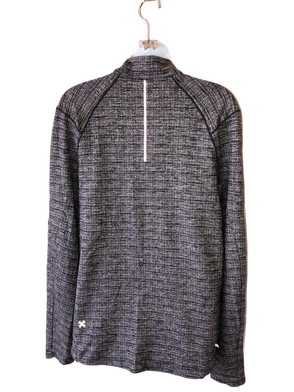 LULULEMON Men’s Surge Warm Half Zip 1/2 Rulu Pullover Texture Black/White Size M gallery