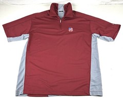 Nike Golf Sphere React Mens 1/4 Zip Pullover Shirt Sz Large Clover USA Flag