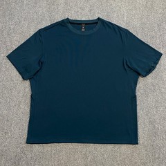 Lululemon EasySet Training Short-Sleeve Shirt Adult M Blue Gym Training Running