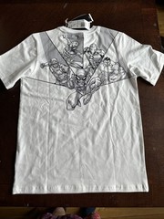 adidas Marvel Multi Sport MEN Large TEE T-Shirt White Spider-Man Hulk Ironman