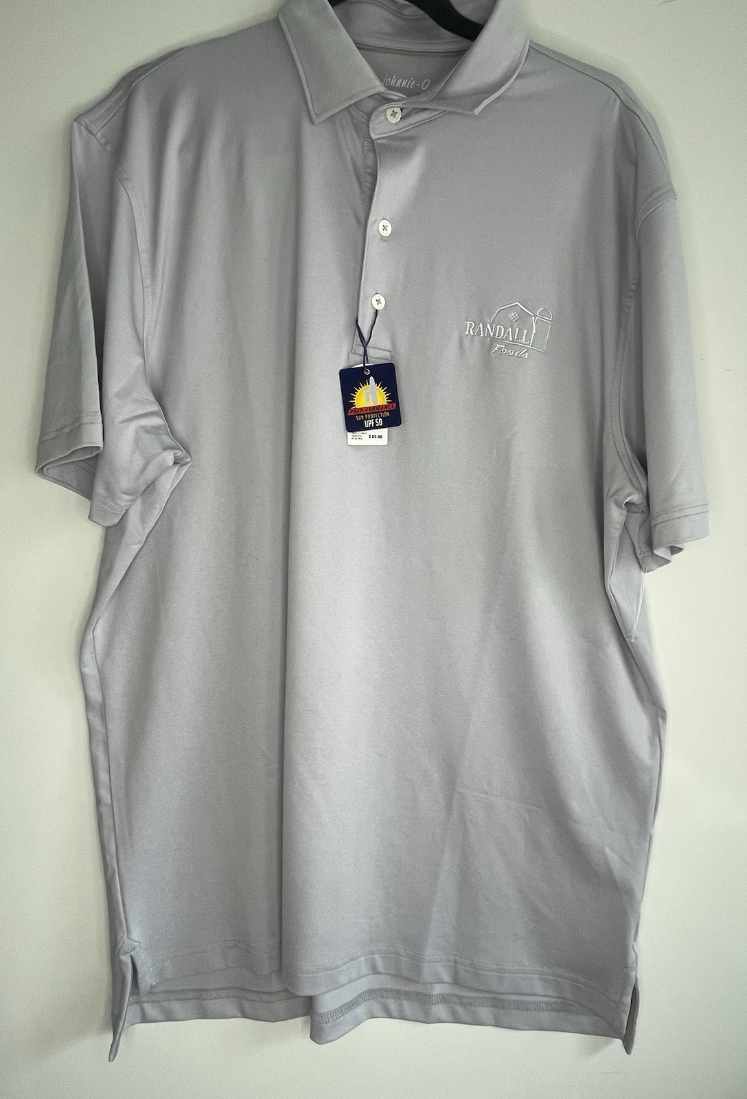 Johnnie-O “Randall” Barbados Gray Performance Pullover Men's Size L MSRP $85 gallery