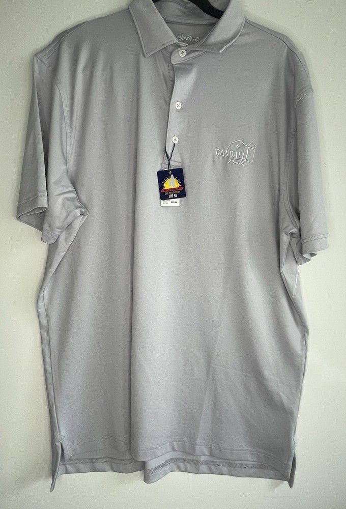 Johnnie-O “Randall” Barbados Gray Performance Pullover Men's Size L MSRP $85