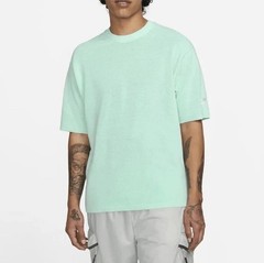 New Nike Tech Pack Engineered Knit Short-Sleeve Sweater Men’s Size M DV9983-034.