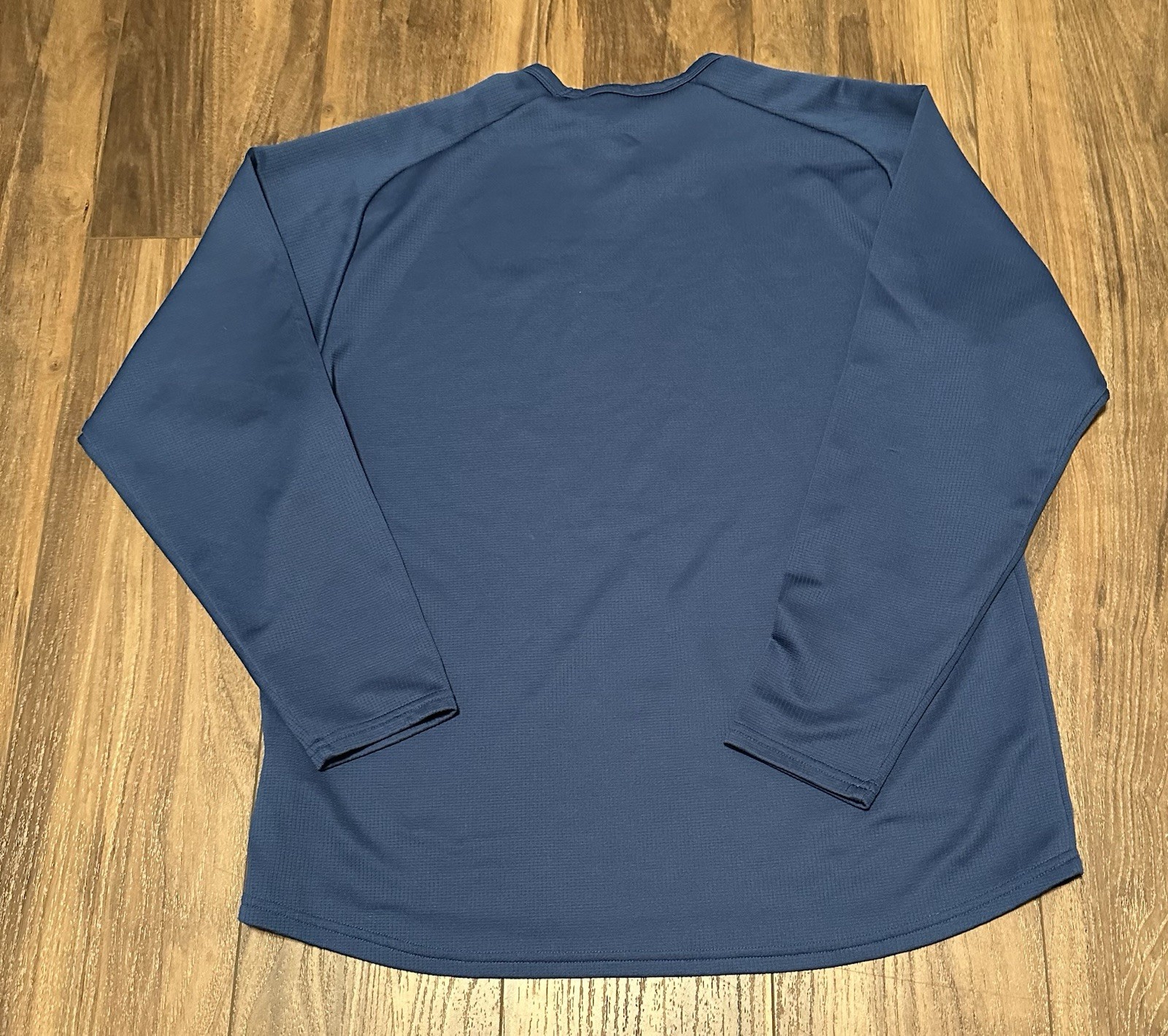 Nike Dri Fit Mens Running Shirt Large Long Sleeve Therma Sphere Blue. L Waffle gallery