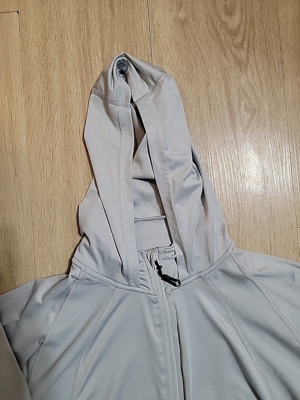 Habit Fishing Hoodie Solar Factor Long Sleeve Mens Small Gray Pullover 1/4 Zip gallery