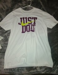EUC Nike Men’s T-Shirt Logo Swoosh Printed Active Short Sleeve Tee sz med