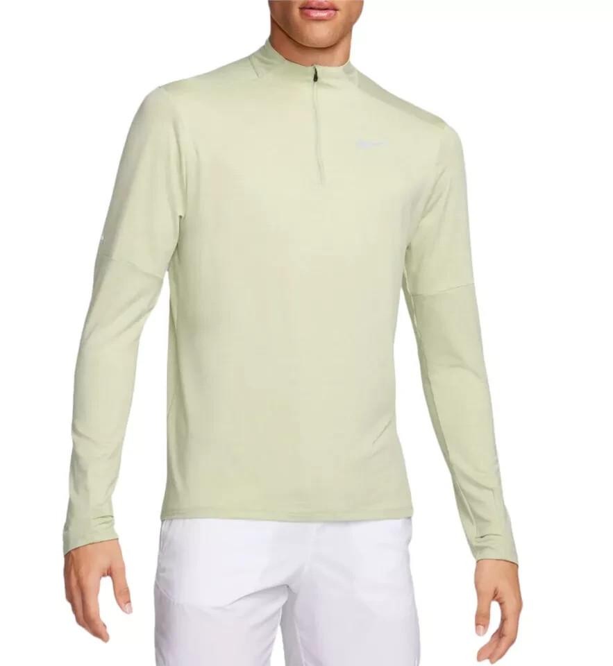 Nike Men's Dri-Fit Element Half-Zip Running Shirt Luminous Green DD4756-331 Sz M gallery
