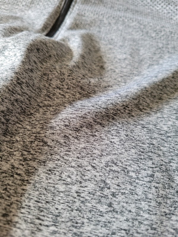 Champion Quarter Zip Mens Medium Gray Power Core Running Stretch Long Sleeve gallery