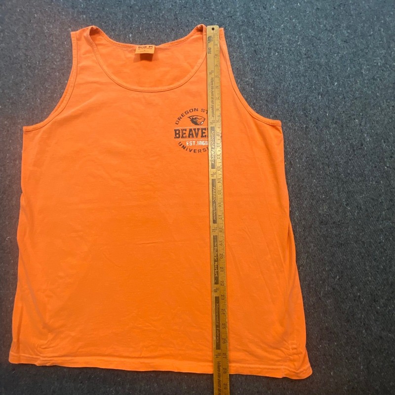 Blue 84 Collegiate Men L Oregon State Beavers Tank Top Orange Graphic 3951 gallery