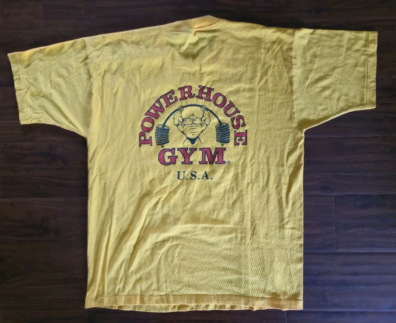 VINTAGE POWERHOUSE GYM USA Front & Back Graphic XL gallery