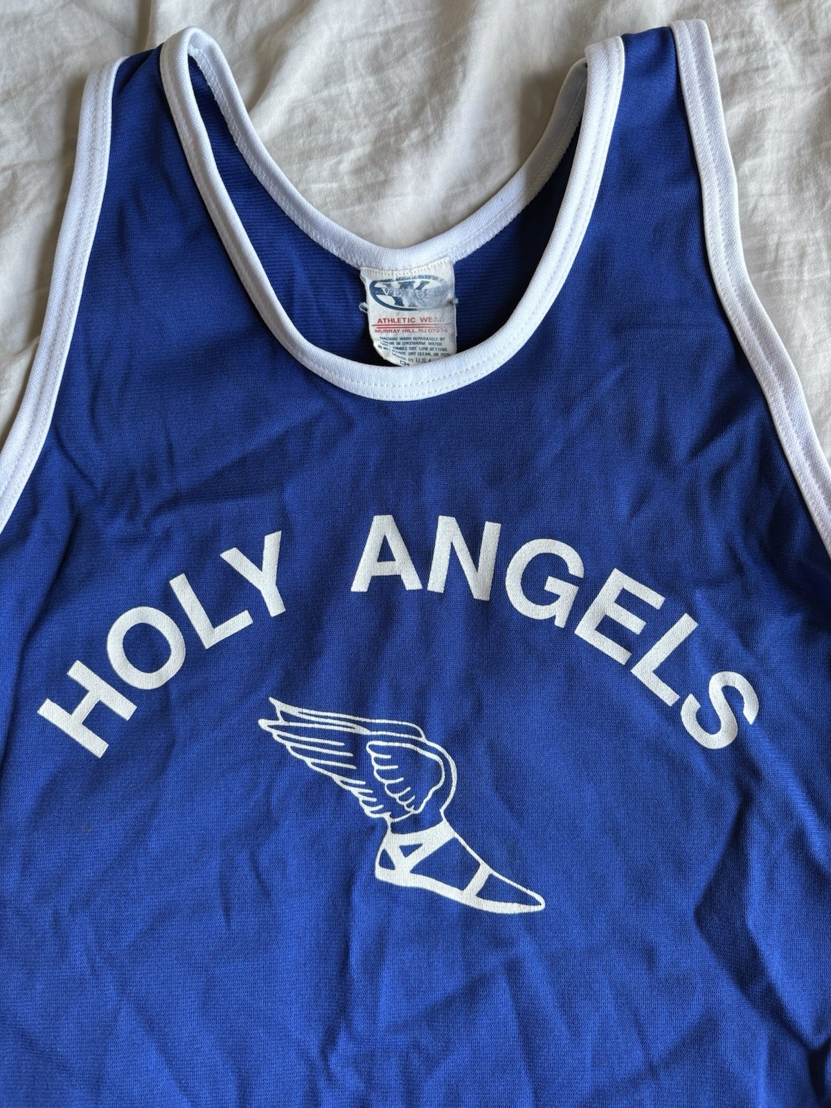 Adult Small- Vintage 80’s Holy Angels Track Tank Top USA gallery