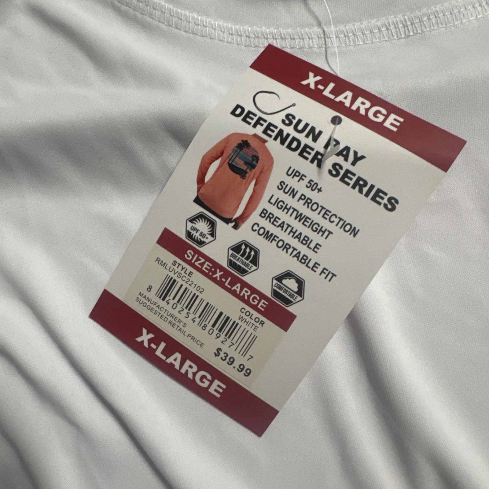 Reel Life Men’s Sun Ray Defender Long Sleeve Shirt XL USA NWT UPF 50 gallery