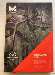 Mission Mens Large VaporActive Base Layer Long Sleeve Realtree Camouflage Shirt