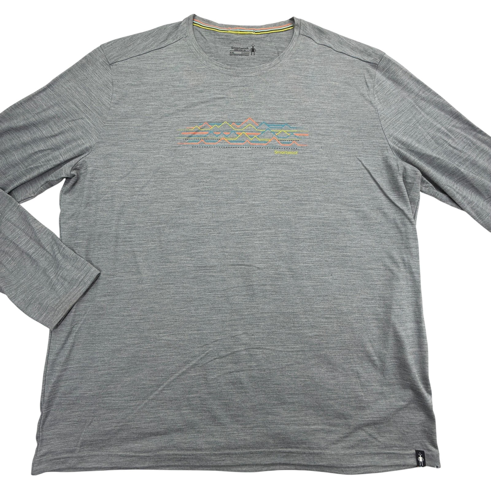 Smartwool Shirt Mens 2XL Gray Merino Sport 150 Long Sleeve Crew Neck Performance gallery