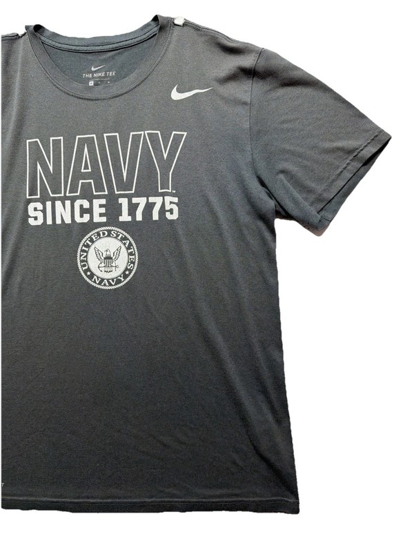 Nike Dri-Fit US Navy 1775 Legend Gray Athletic T Shirt Men’s Size M gallery