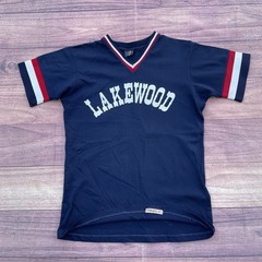 Vintage 80s Efinger Sporting Goods Lakewood Baseball Jersey Size Small