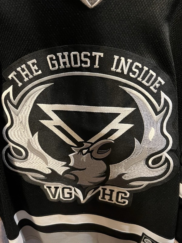 The Ghost Inside Phoenix Black Silver Hockey Jersey TGI X Violent Gentlemen S gallery