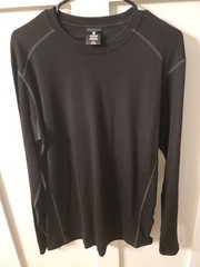 MENS KUHL SKAR LONG SLEEVE BRAND NEW LARGE BLACK OG DISCONTINUED
