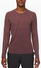 Lululemon Metal Vent Tech Long Sleeve 2.0 Red Dust / Arctic Plum Men’s Medium