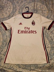 AC Milan 2017/2018 Rare Italy Away Soccer Jersey Size M