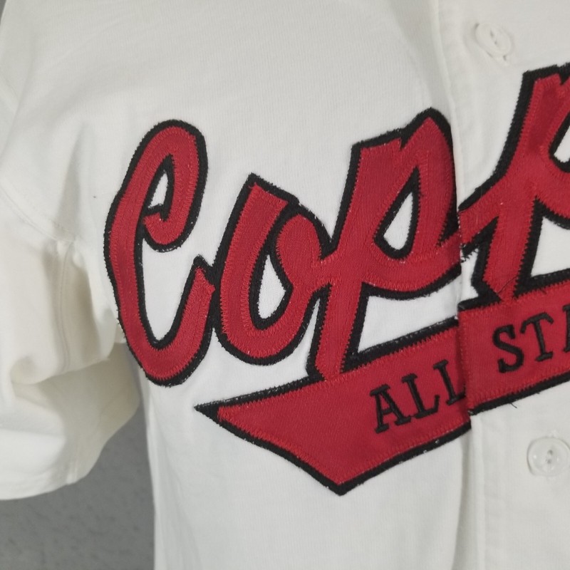 Southland vintage Little League baseball jersey adult small white Coppell Texas gallery