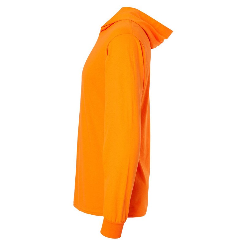 Hi Vis Fast Drying Work Safety High Visibility Neon Long Sleeve Hoodie T-Shirts gallery