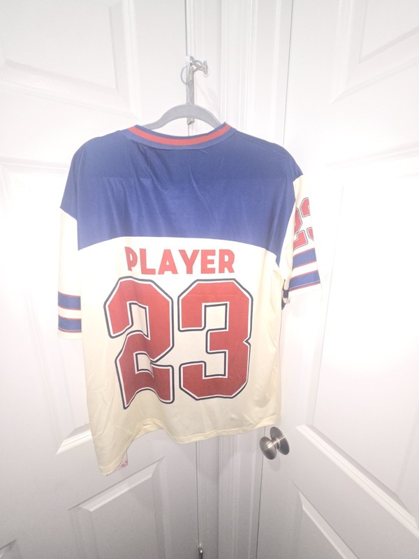 Sports CH Division Player 23 California V-Neck Jersey XL Cream/Blue/Red gallery