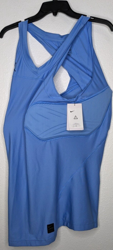 Nike Pro Air Jordan Men's UNC Blue Basketball Tank Size XXL Padded Compression gallery