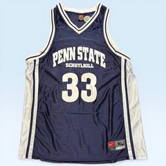 Penn State Schuylkill Jersey Mens XL Blue NCAA College Basketball Nike #33