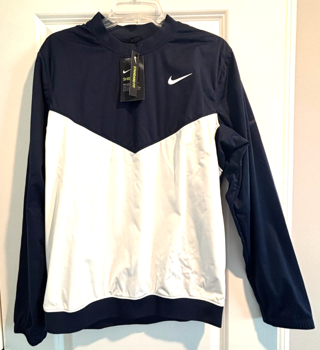 Nike Shield Victory Golf Shirt Jacket Long Sleeve Sweatshirt Sz Mens S NWT $105 gallery