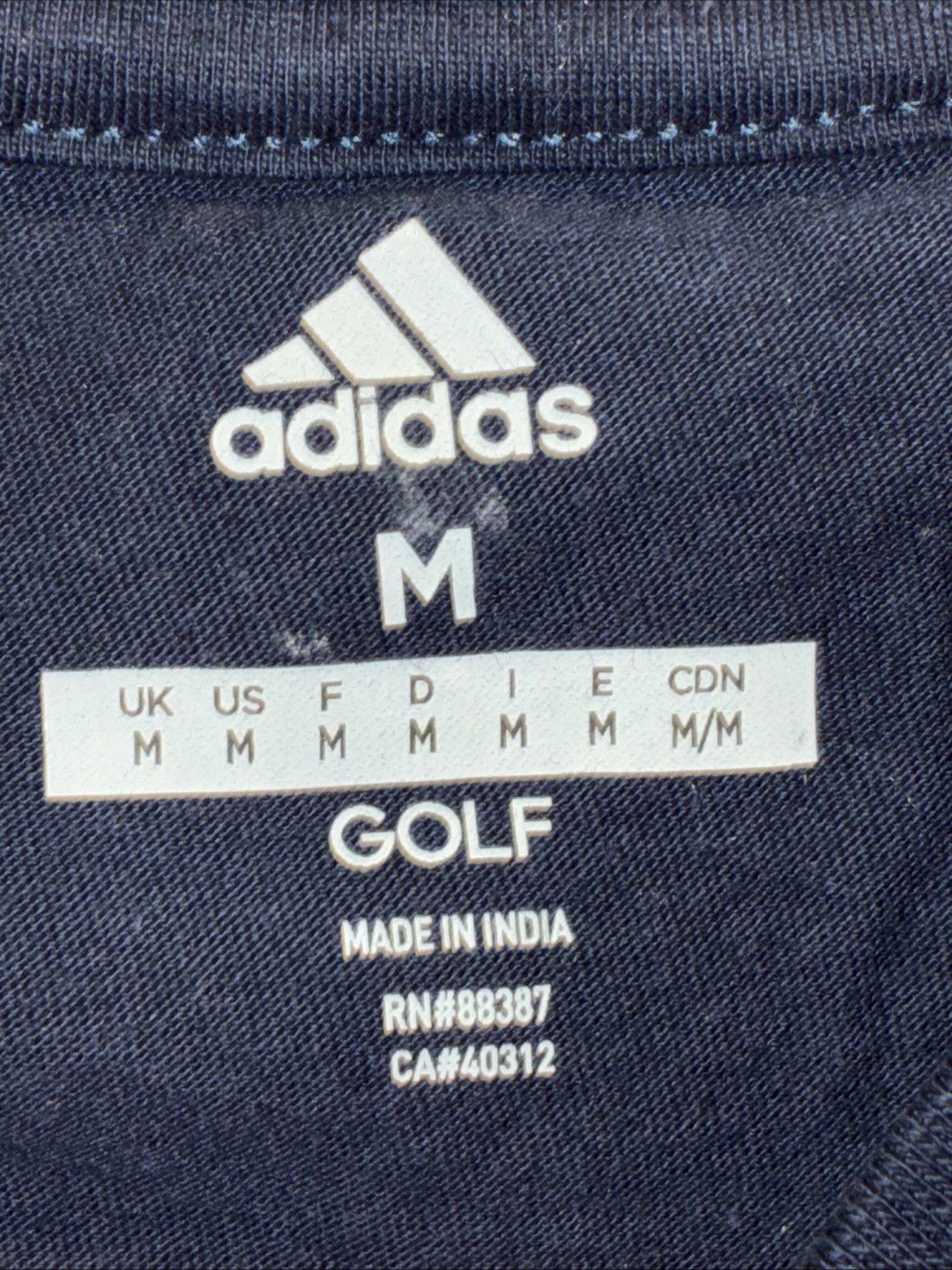 Adidas Logo T-Shirt Mens Performance Short Sleeve Crew Neck Golf Athletic Tee gallery