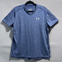 Under Armour The Streaker Tee Mens XL Blue Running Sports Gym Athlete Dad