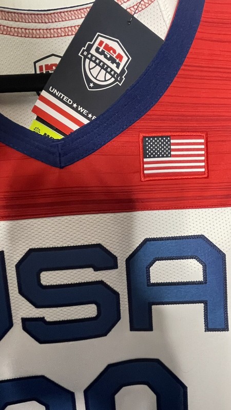 RareNike Team USA Authentic Olympic Vaporknit Jersey CT6516-100 Mens Size 44 +2 gallery
