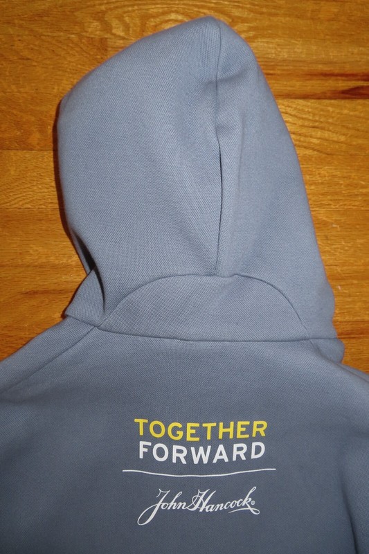 Adidas B.A.A. BOSTON MARATHON "TOGETHER FORWARD" Zippered (LG) Hooded Jacket gallery