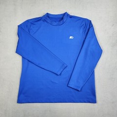 Starter Long Sleeve Performance Base Layer Shirt Men’s 2XL 50-52 Blue Athletic